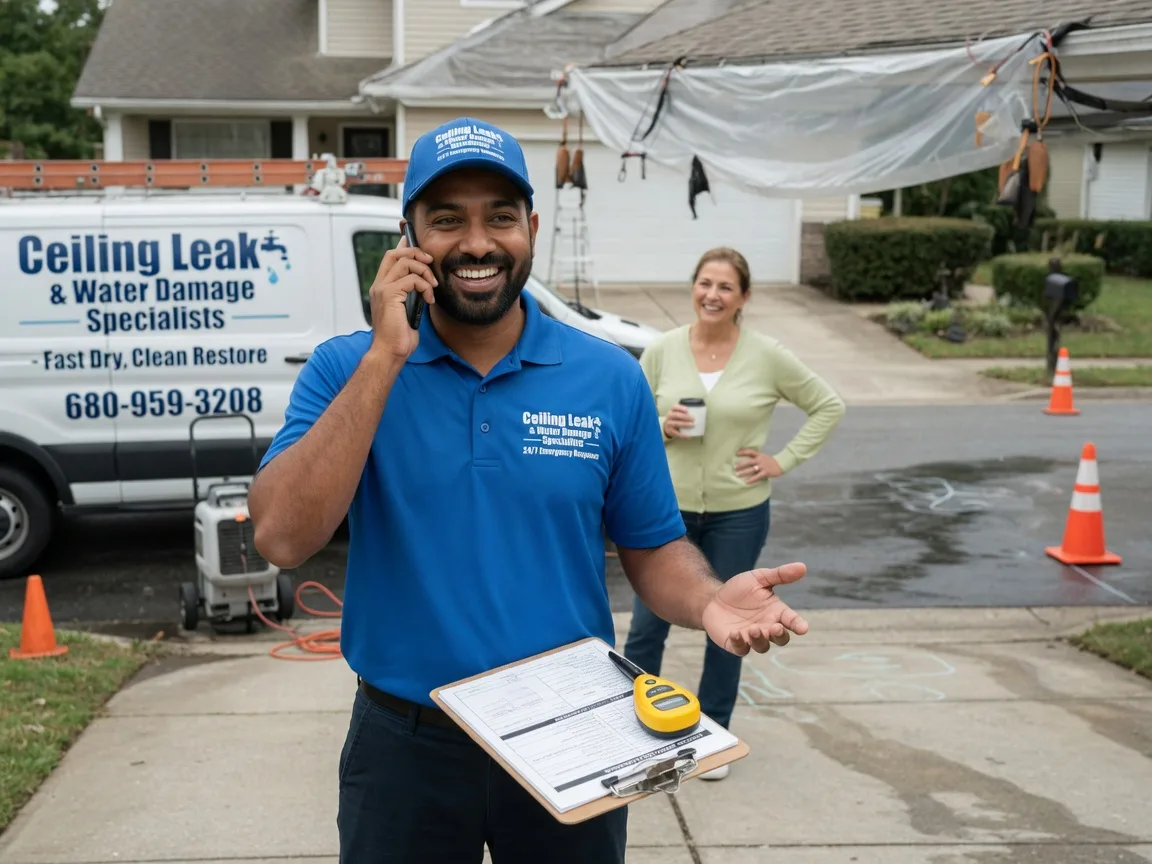 Ceiling Leak Cleanup Ledbetter, KY FAQs